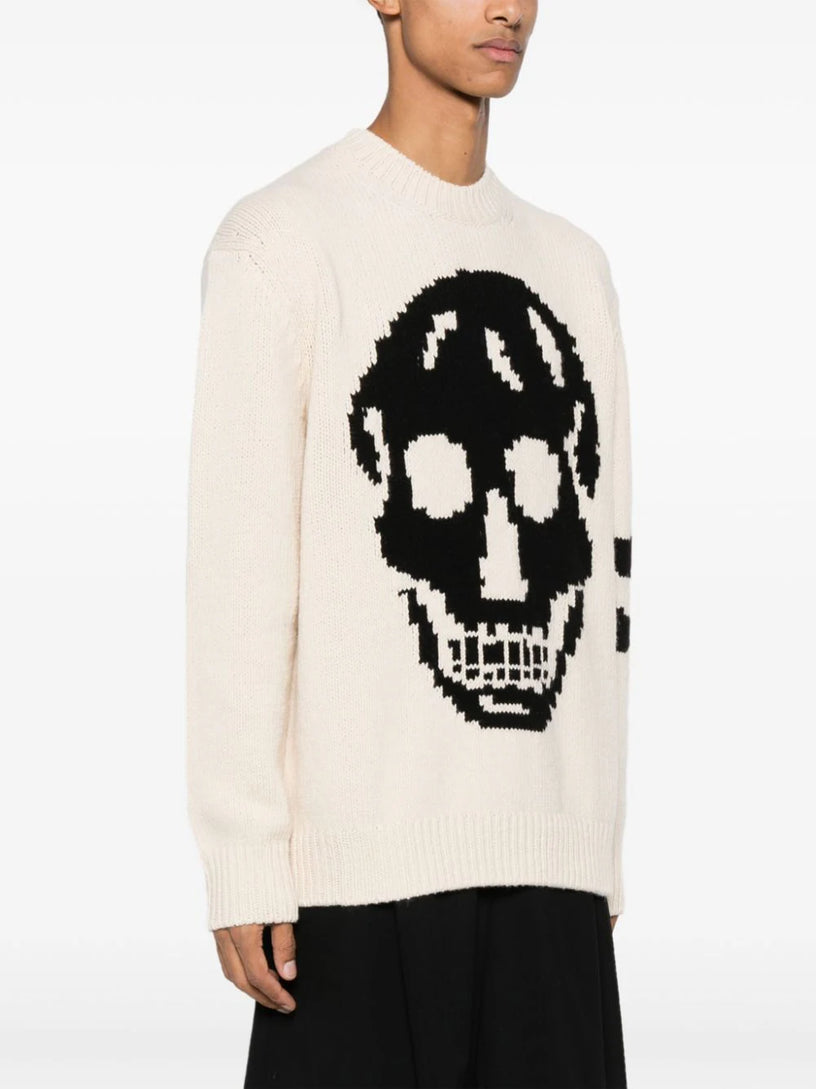 Skull Jumper in wool