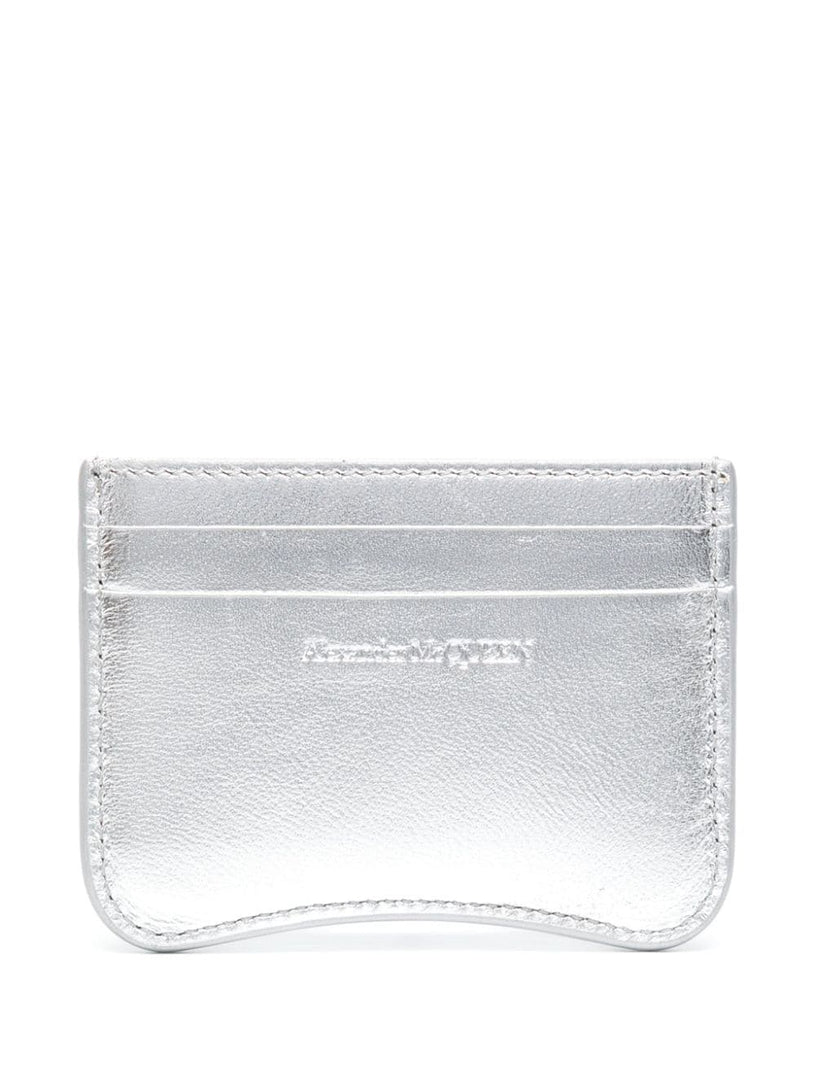 Seal card holder in silver