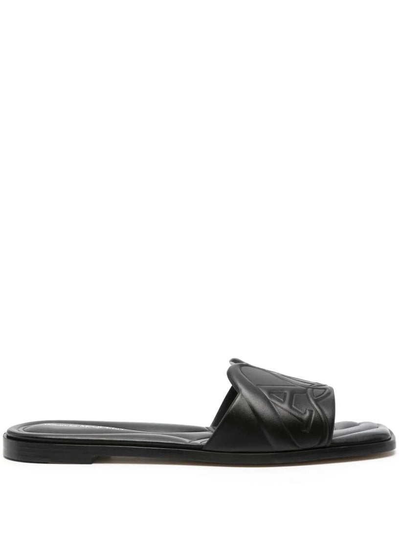 Seal flat sandals