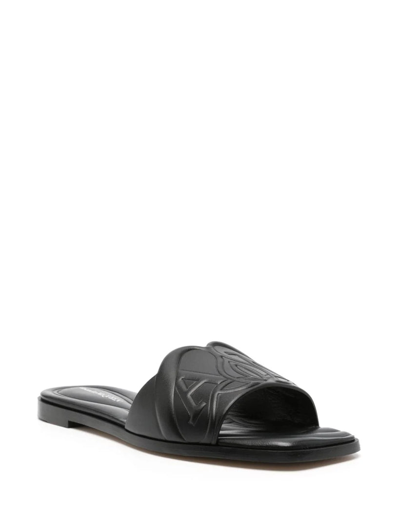 Seal flat sandals