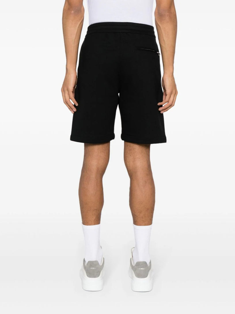 Shorts With Distorted Logo