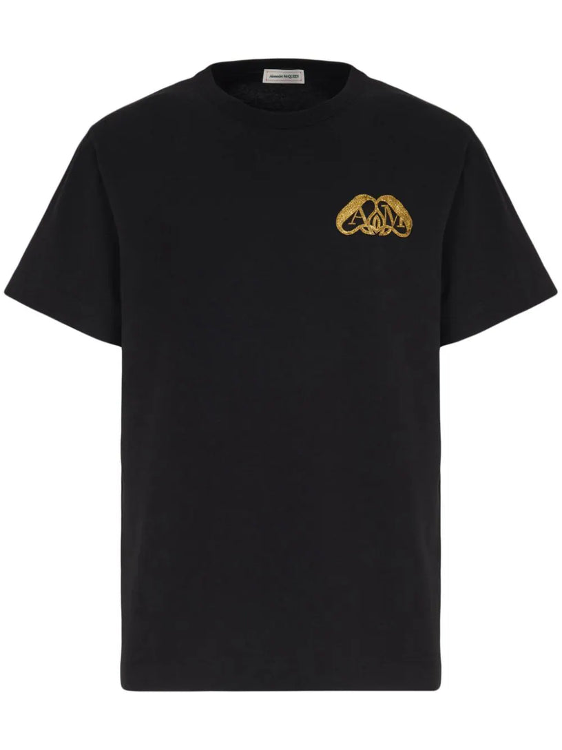 Alexander McQueen Half logo seal t-shirt