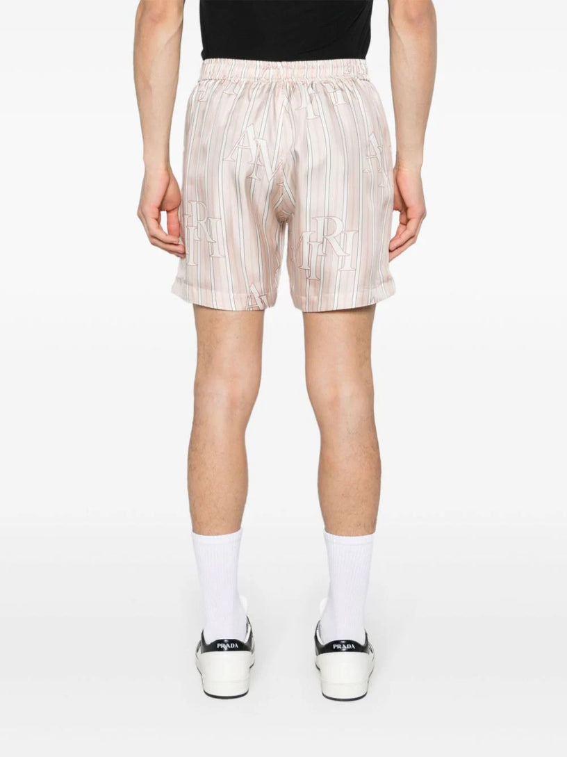 Stripe Amiri Staggered Shorts