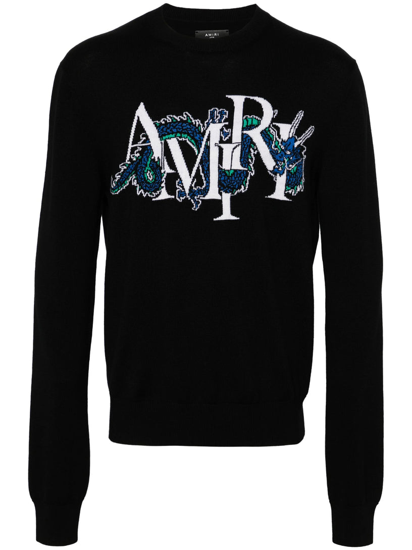 AMIRI Crewneck sweater with cny dragon