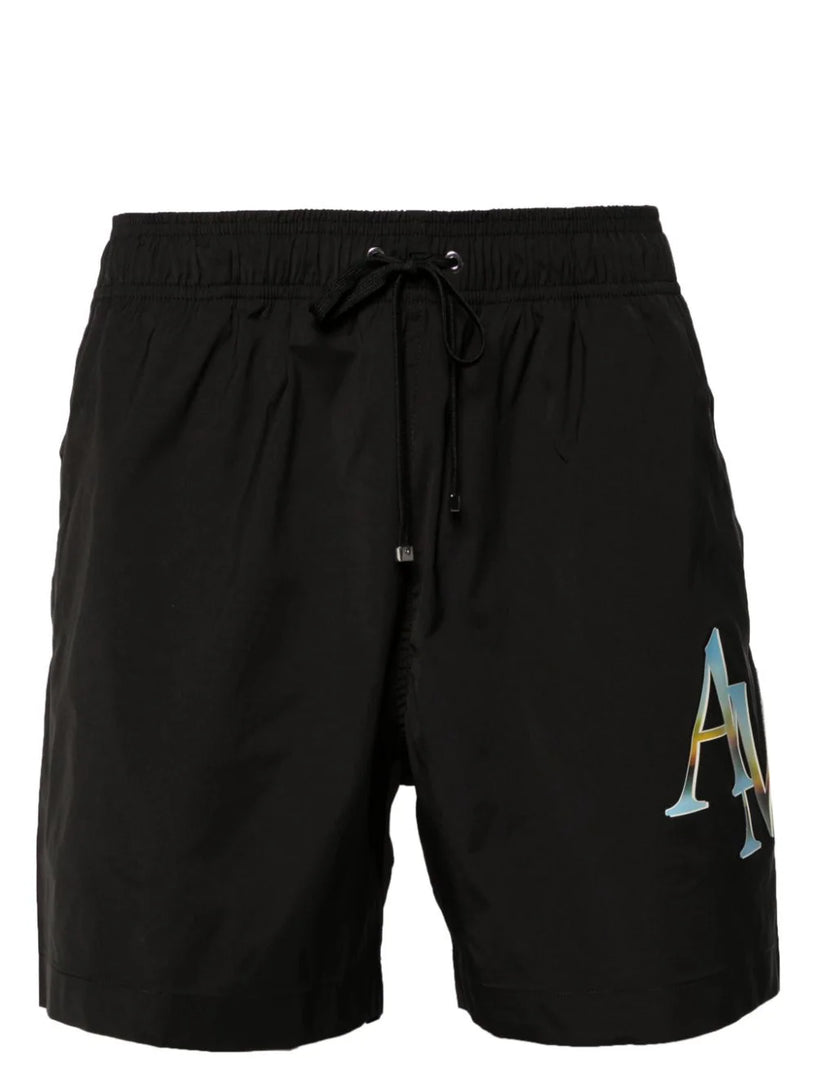 AMIRI Amiri staggered swim shorts