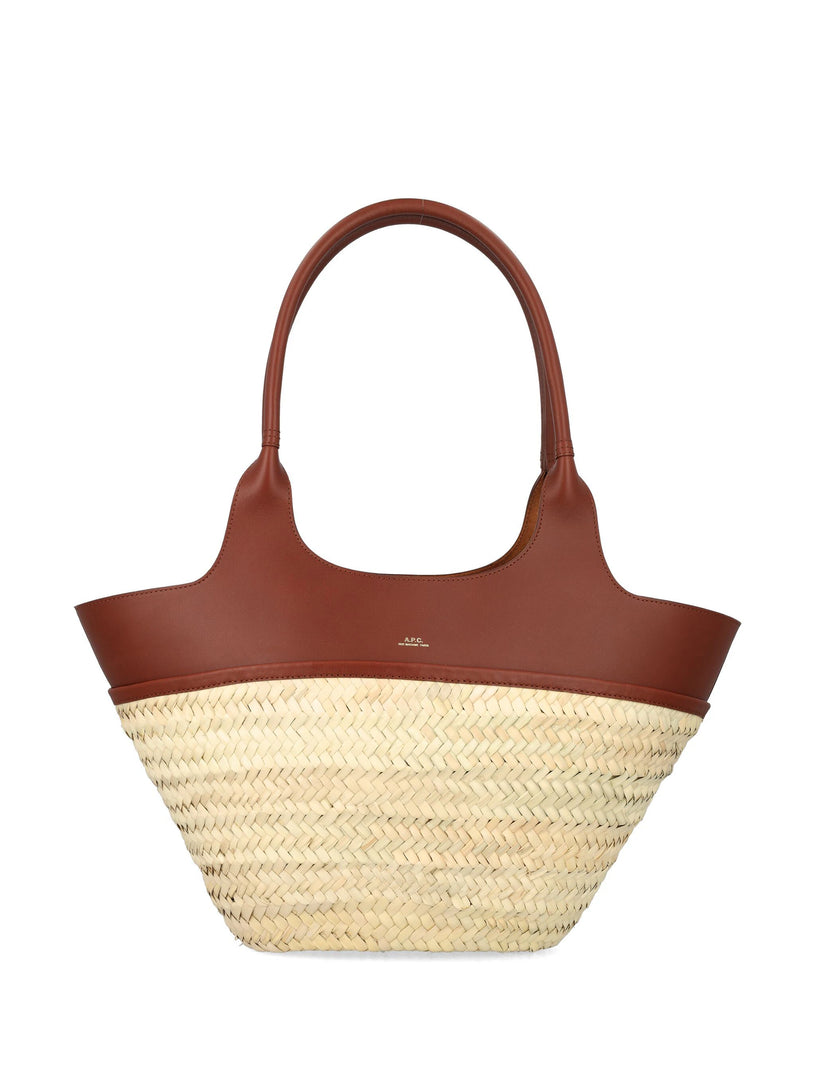 Straw shopping bag