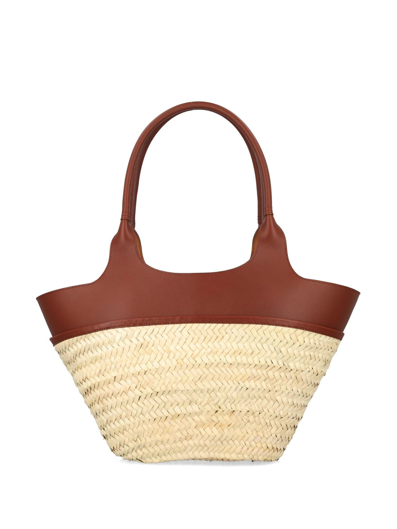 Straw shopping bag