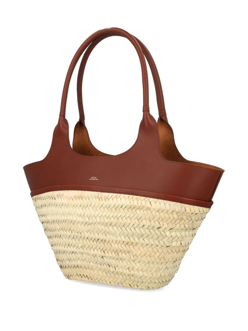 Straw shopping bag