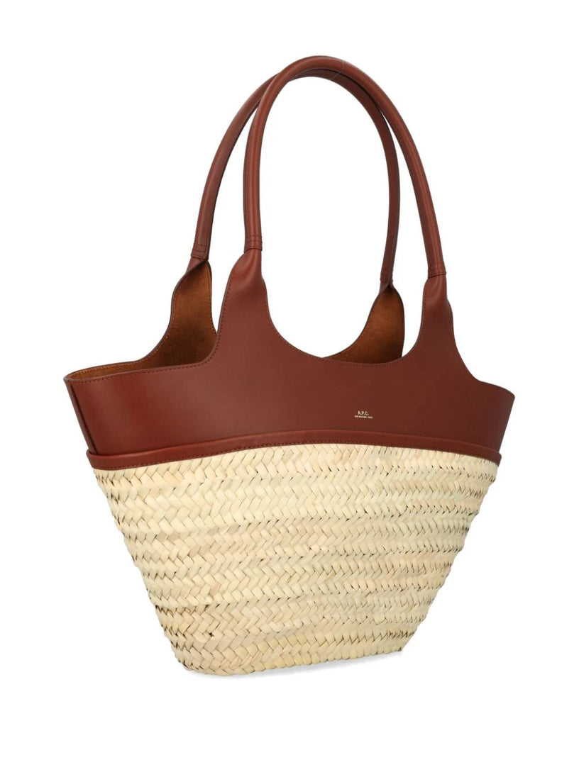 Straw shopping bag