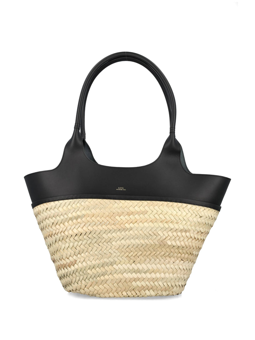 Straw shopping bag