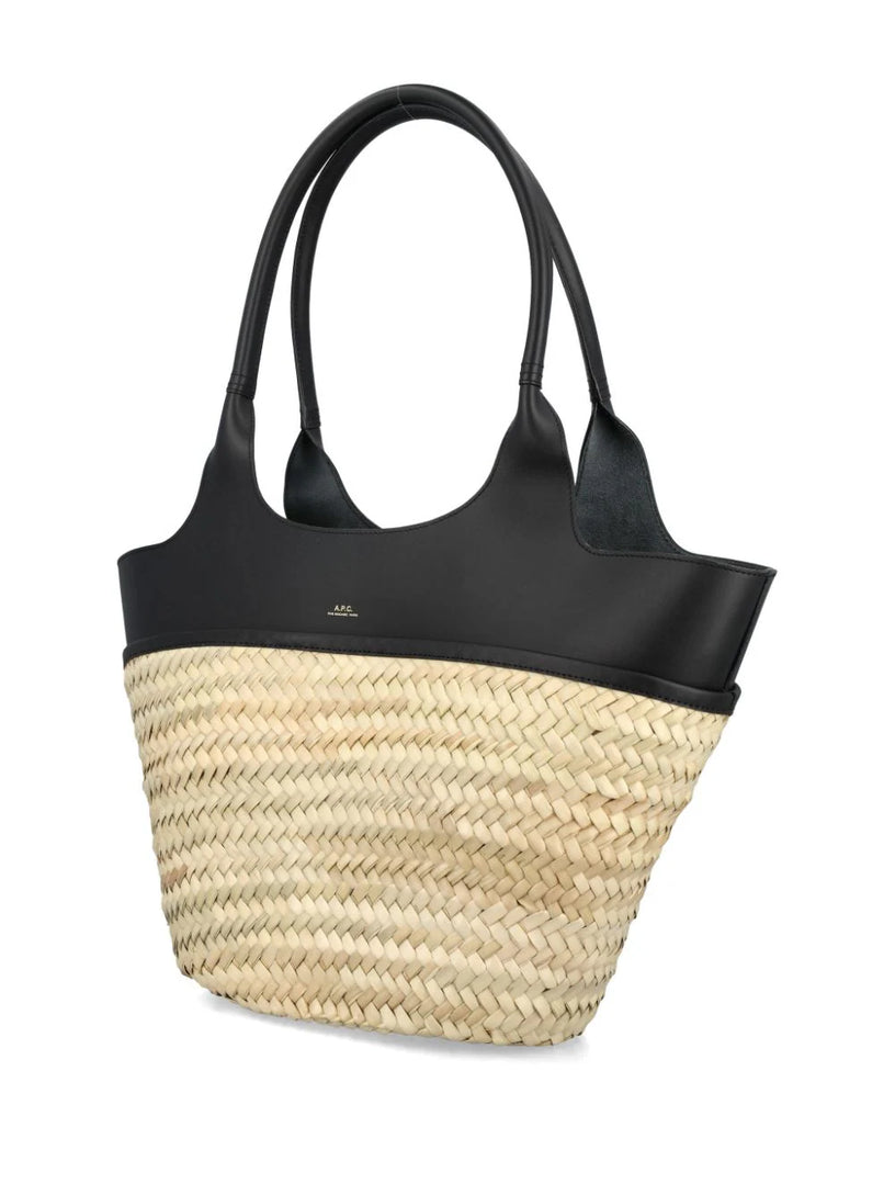 Straw shopping bag