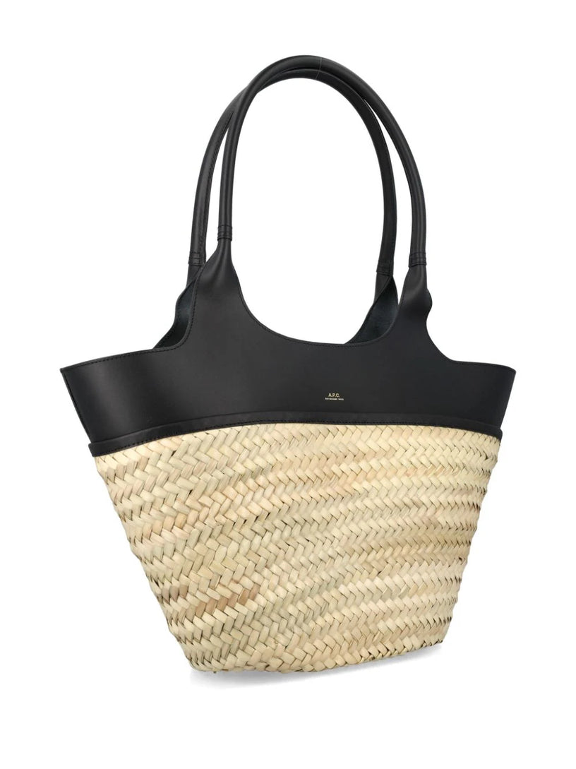 Straw shopping bag