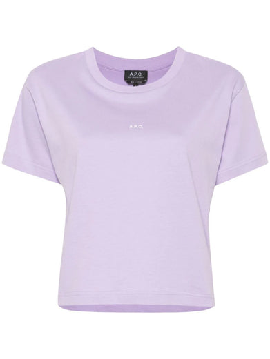 T-shirt with A.P.C. logo