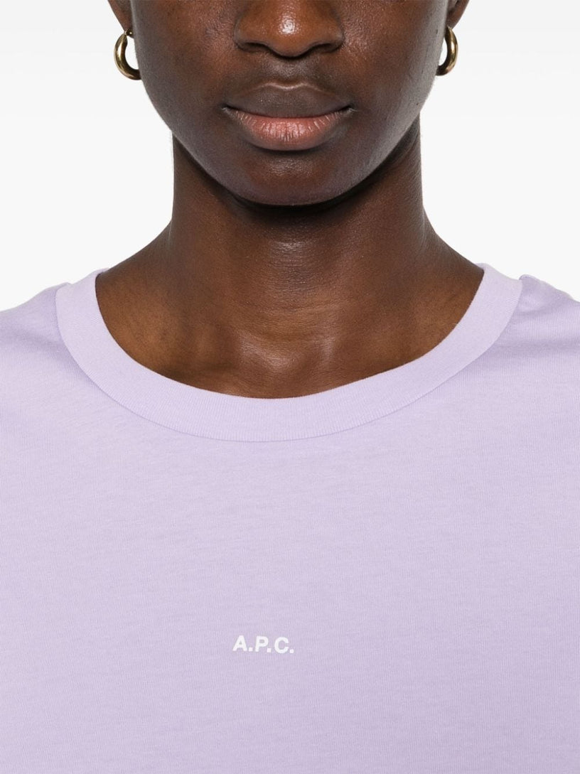 T-shirt with A.P.C. logo