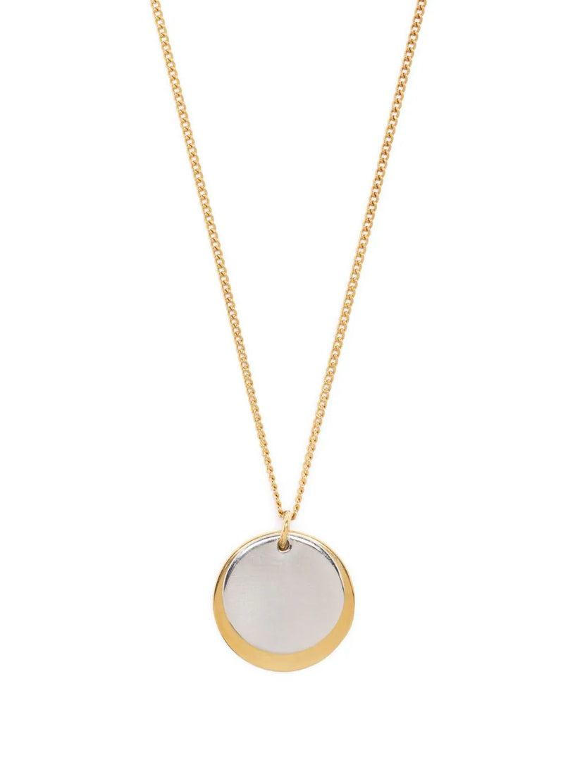 Eloi double-medallion necklace