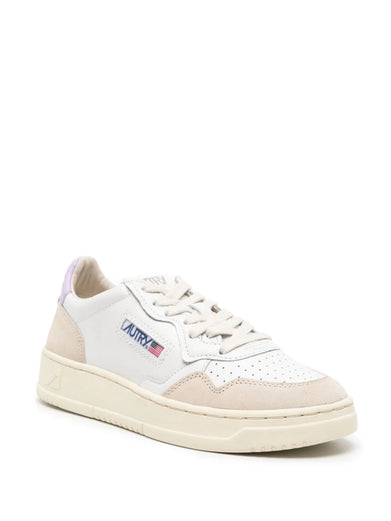 Sneakers medalist low in leather and  suede