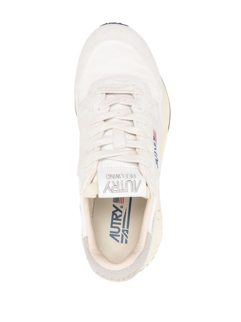 Reelwind low sneakers in nylon and suede