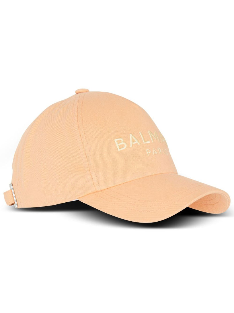 BALMAIN Hat with balmain paris embroidery