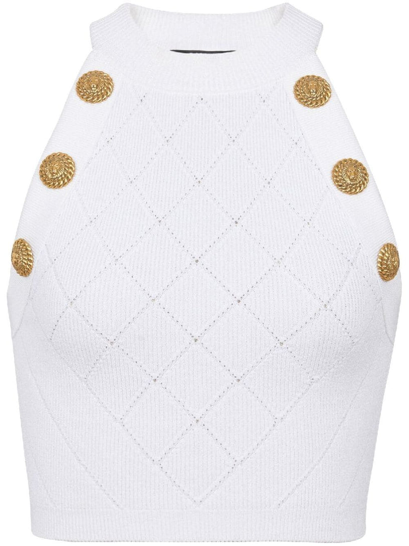 BALMAIN Fine knit top