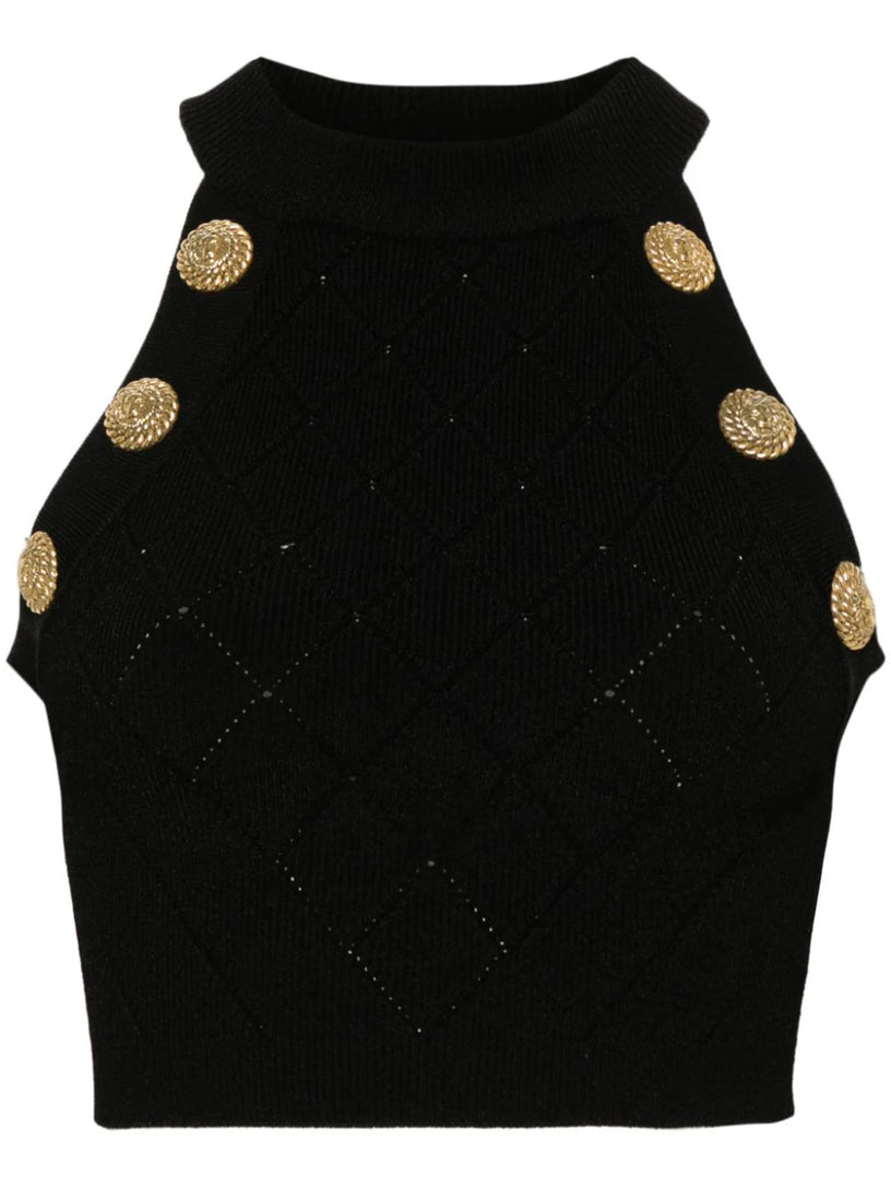 BALMAIN Fine knit top