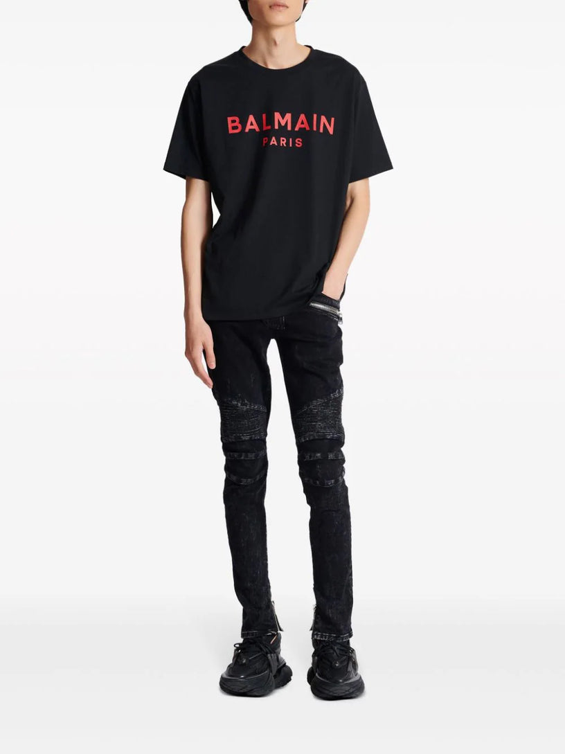 T-shirt with Balmain Paris