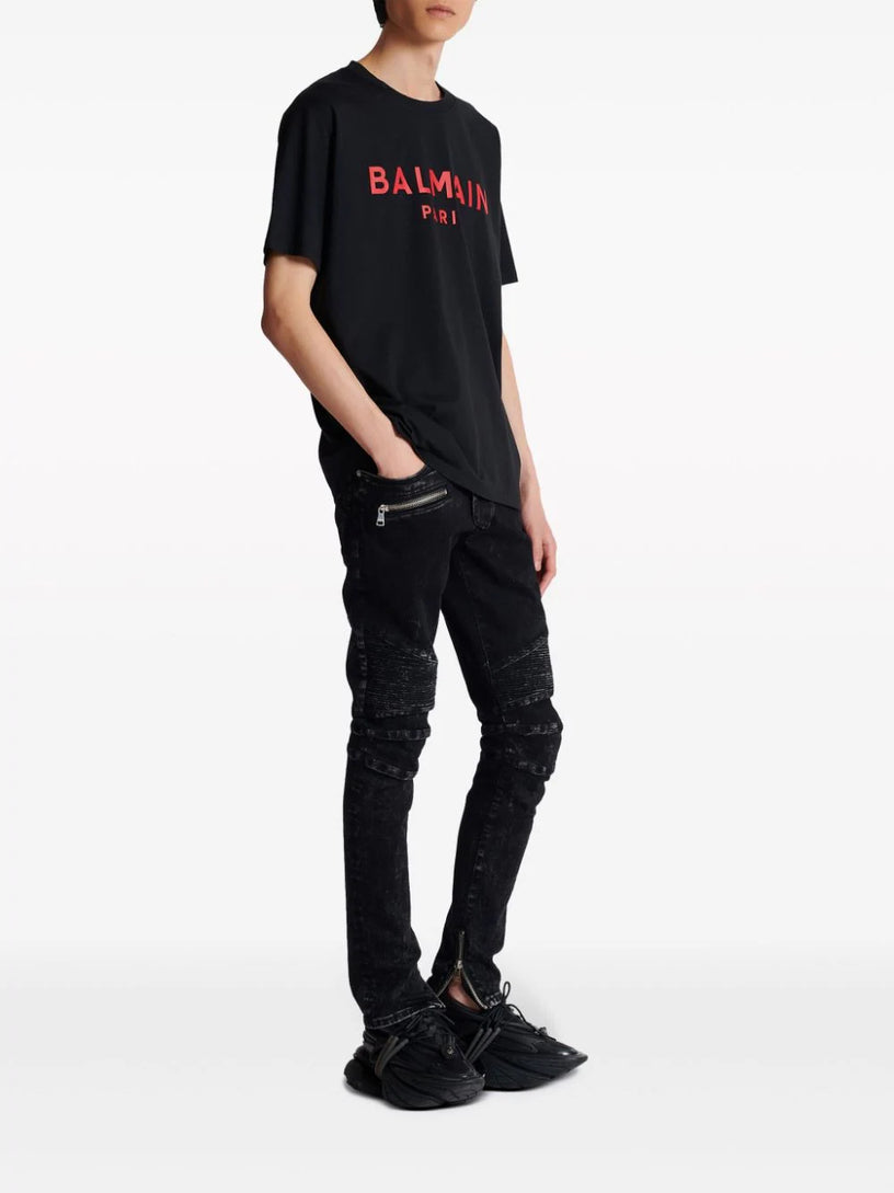 T-shirt with Balmain Paris