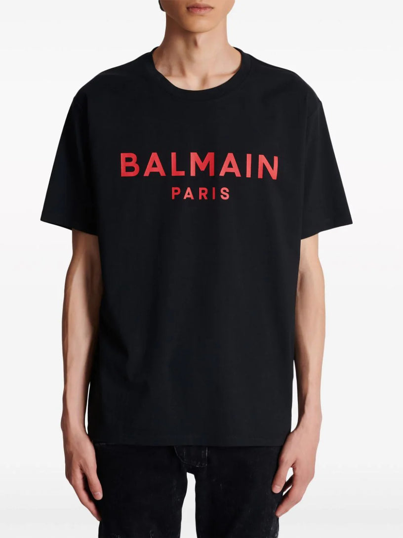 T-shirt with Balmain Paris