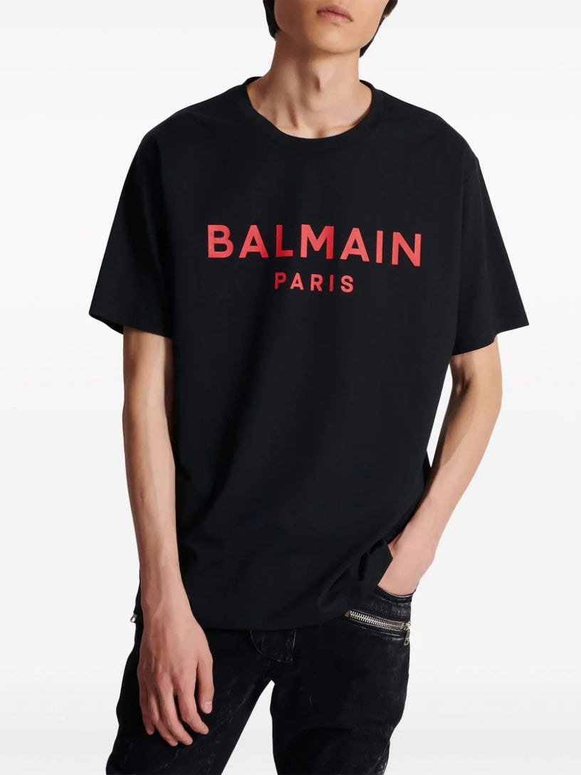 T-shirt with Balmain Paris