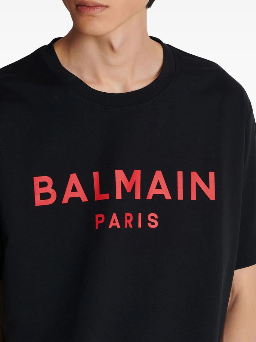 T-shirt with Balmain Paris