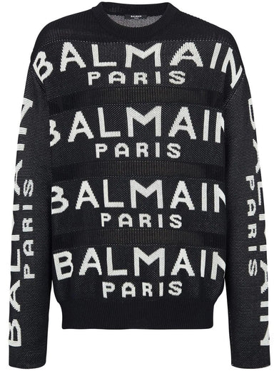 All-over logo sweater