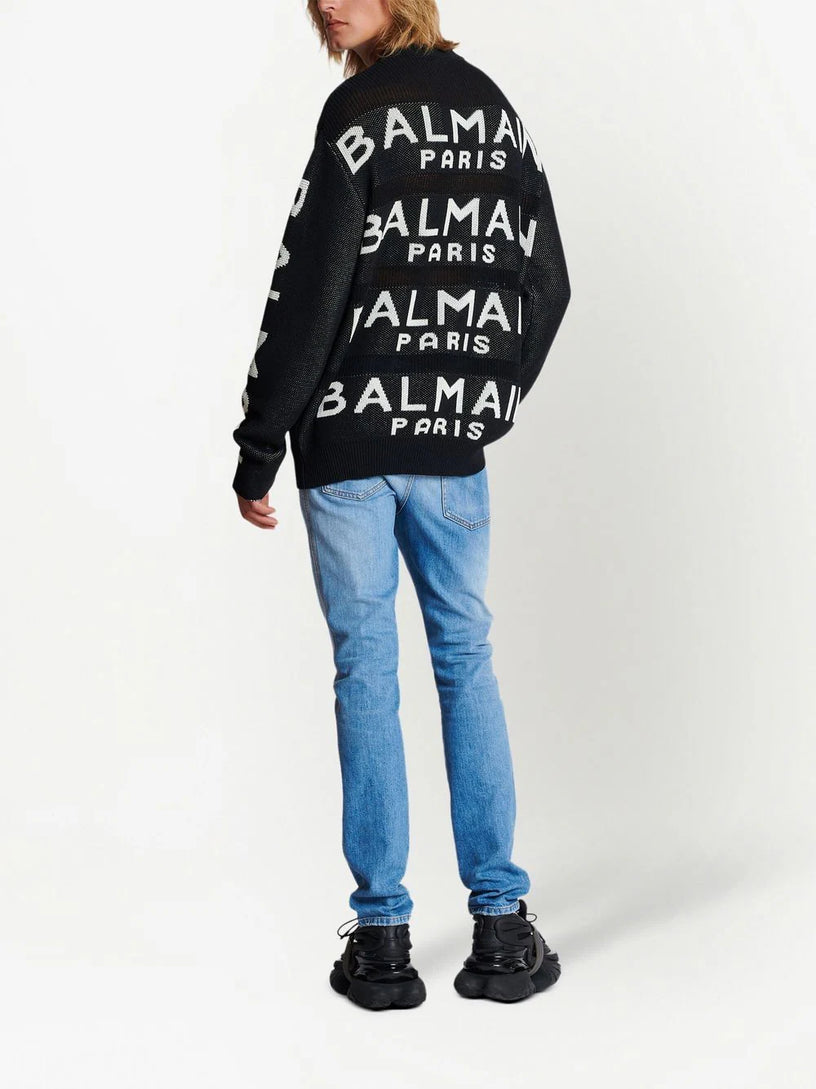 All-over logo sweater