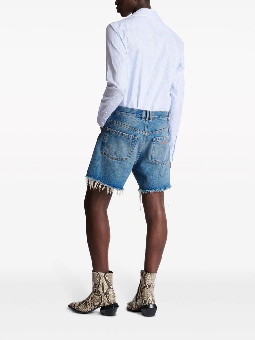 Unisex denim shorts