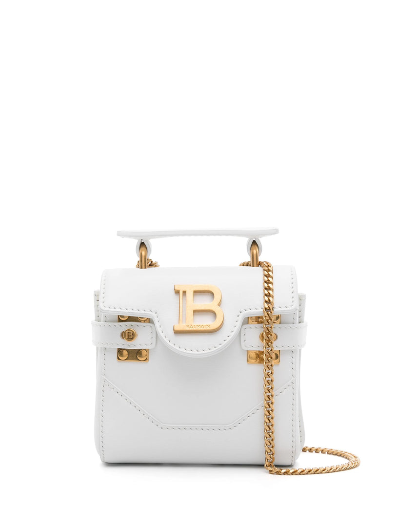 BALMAIN B-buzz mini leather bag