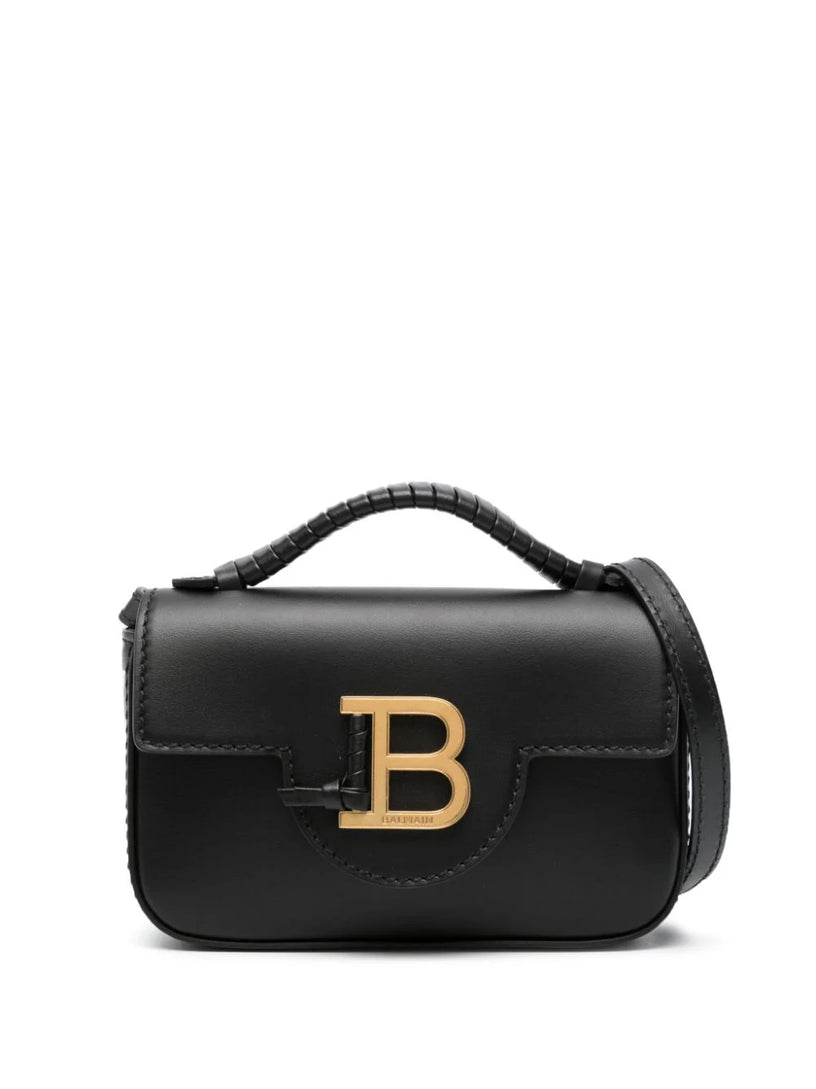 BALMAIN B-buzz mini smooth leather bag