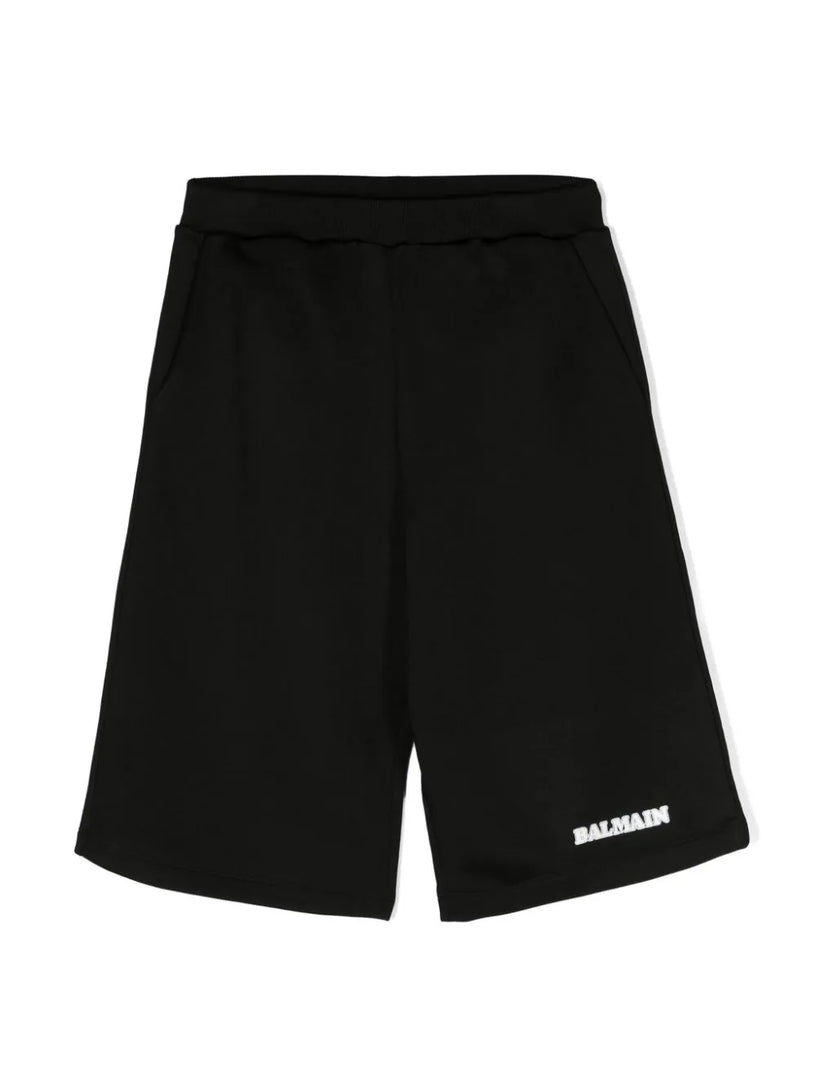 Shorts with printed logo