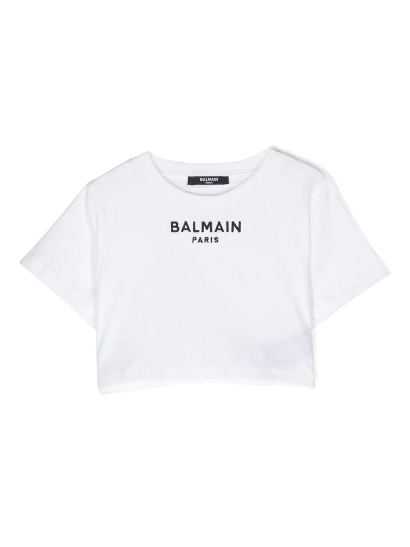 BALMAIN Kids T-shirt with embroidered logo