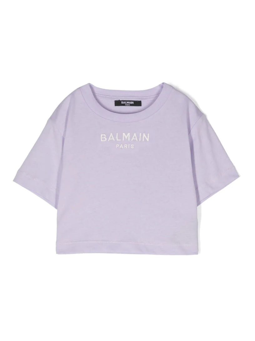 BALMAIN Kids T-shirt with embroidered logo