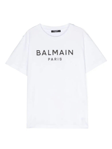 Retro Balmain print jersey T-shirt