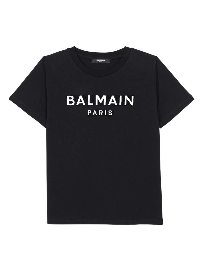 Balmain Paris jersey T-shirt with metallic print