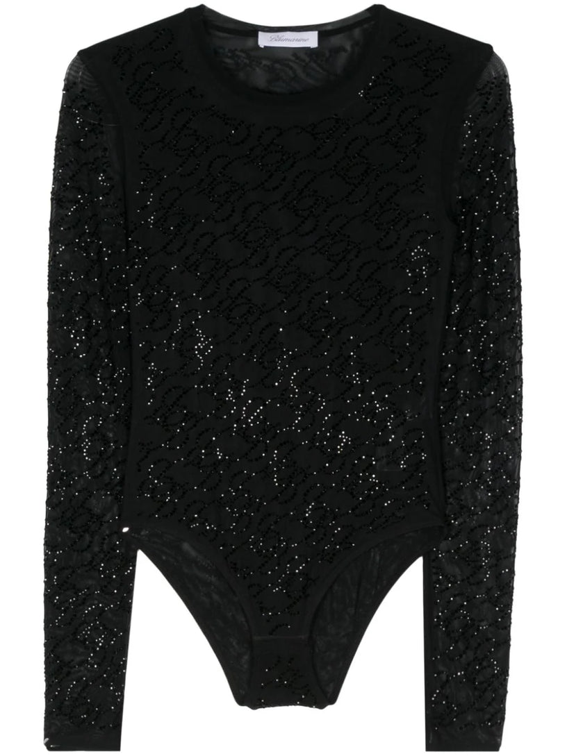 Blumarine B monogram bodysuit