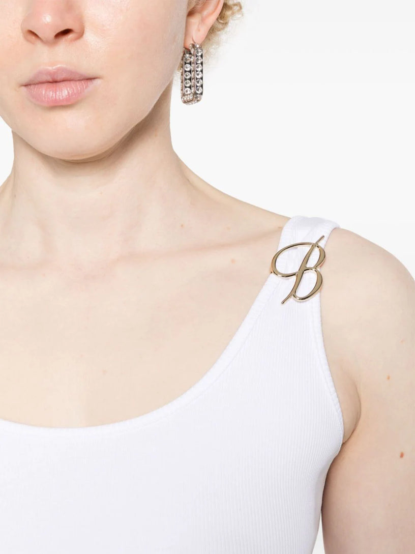 Tank Top with B Monogram Pin