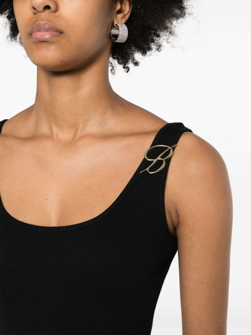 Tank Top with B Monogram Pin