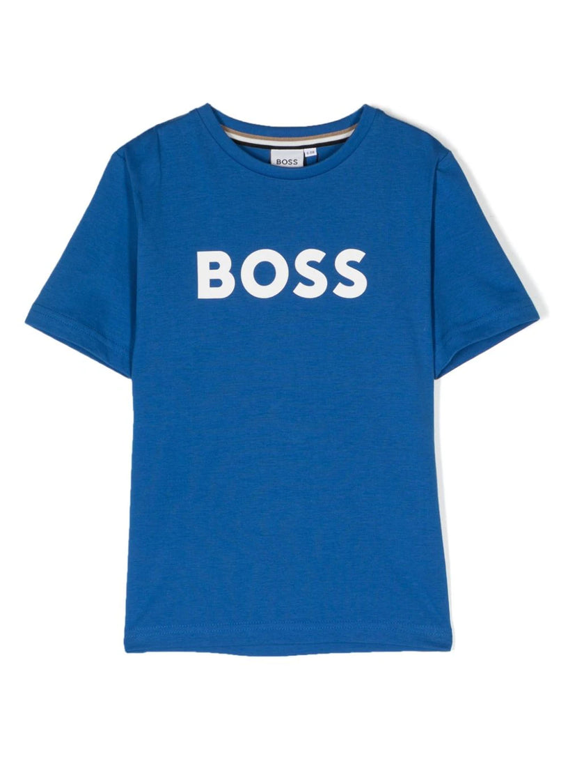 Boss Kids Jersey t-shirt with printed logo