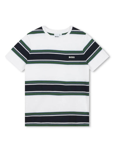 T-shirt with striped print