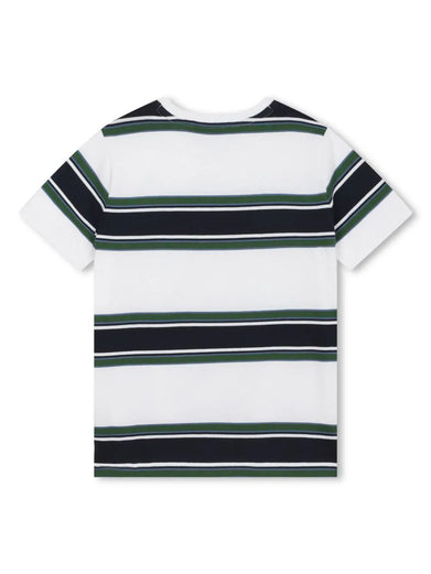 T-shirt with striped print