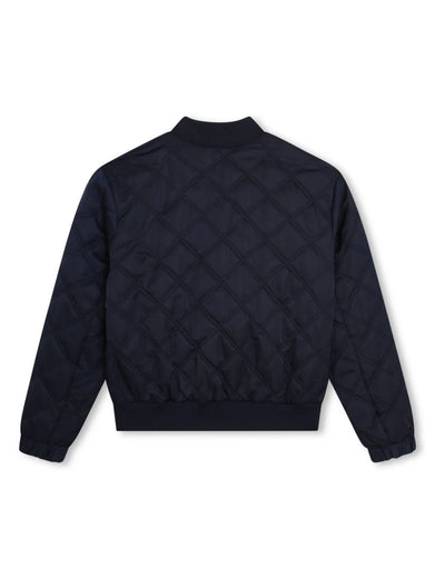 Quilted bomber jacket