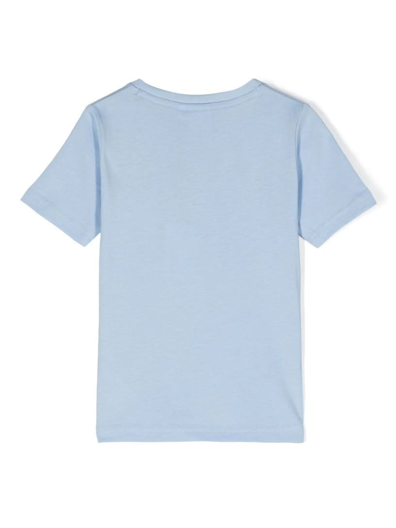 Cotton jersey T-shirt with repeated logo