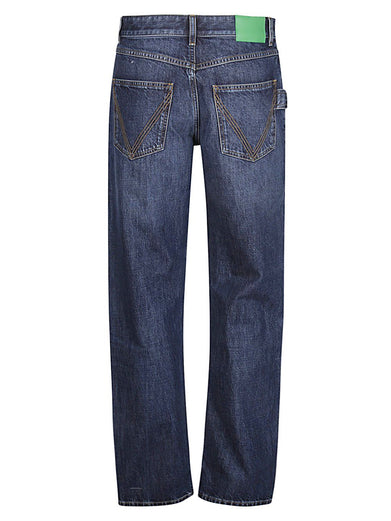 Medium indigo denim jeans