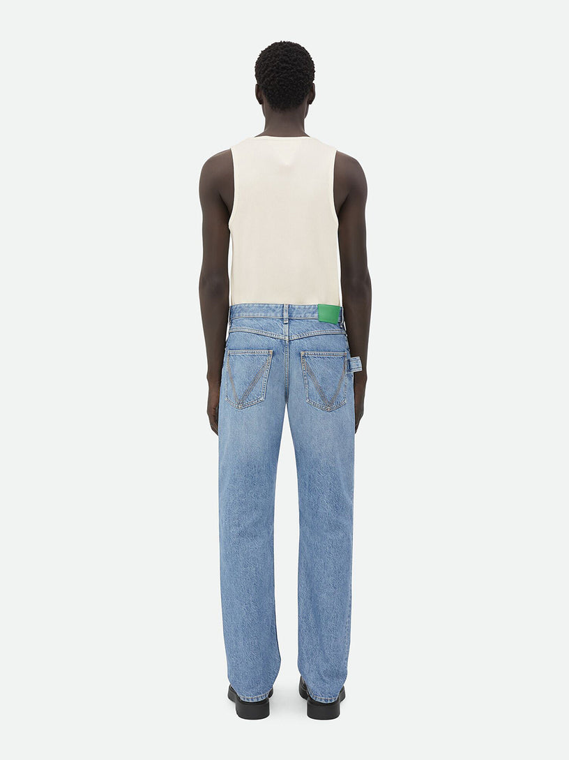 Straight Denim Pants