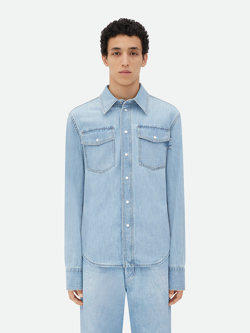 Light Bleached Denim Shirt